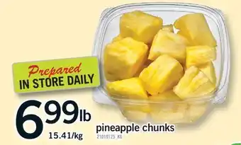 Fortinos PINEAPPLE CHUNKS offer