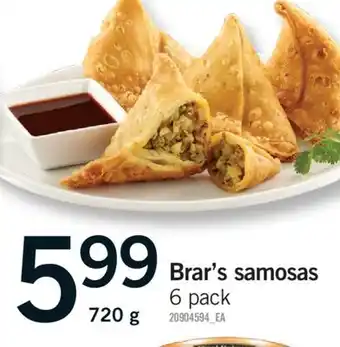 Fortinos BRAR'S SAMOSAS, 720 g offer