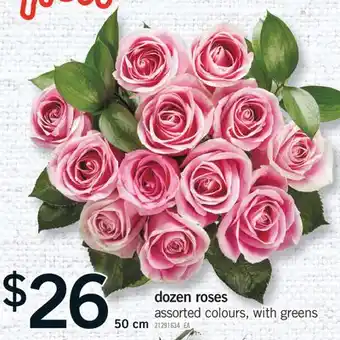 Fortinos DOZEN ROSES, 50 CM offer