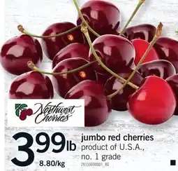 Fortinos JUMBO RED CHERRIES offer