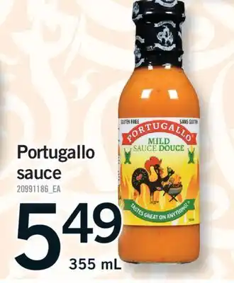 Fortinos PORTUGALLO SAUCE, 355 ML offer