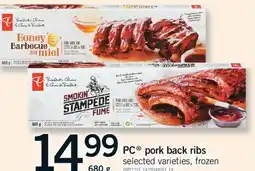 Fortinos PC PORK BACK RIBS, 680 G offer