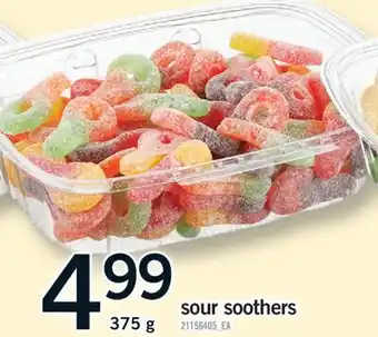 Fortinos SOUR SOOTHERS, 375 G offer