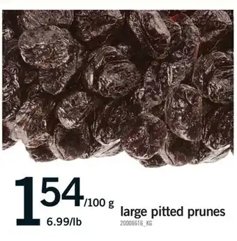 Fortinos LARGE PITTED PRUNES offer