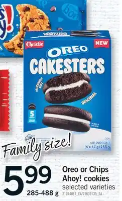 Fortinos OREO OR CHIPS AHOY! COOKIES, 285-488 G offer