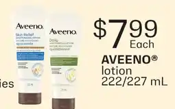 Fortinos AVEENO LOTION, 222/227 ML offer