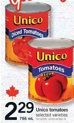 Fortinos UNICO TOMATOES, 796 ML offer