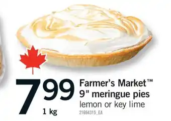 Fortinos FARMER'S MARKET 9 MERINGUE PIES, 1 KG offer