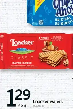 Fortinos LOACKER WAFERS, 45 G offer