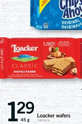 Fortinos LOACKER WAFERS, 45 G offer