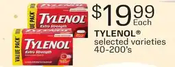 Fortinos TYLENOL , 40-200'S offer