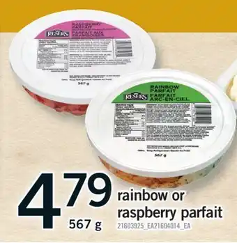 Fortinos RAINBOW OR RASPBERRY PARFAIT, 567 G offer