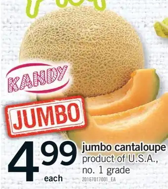 Fortinos JUMBO CANTALOUPE offer