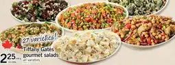 Fortinos TIFFANY GATES GOURMET SALADS offer