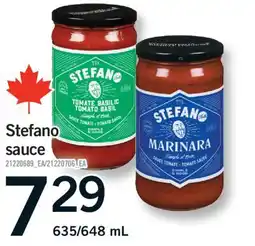 Fortinos STEFANO SAUCE, 635/648 ML offer