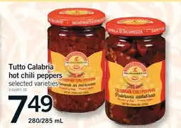 Fortinos TUTTO CALABRIA HOT CHILI PEPPERS, 280/285 ML offer