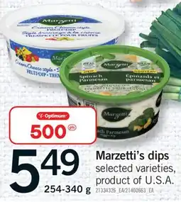 Fortinos MARZETTI'S DIPS, 254-340 G offer
