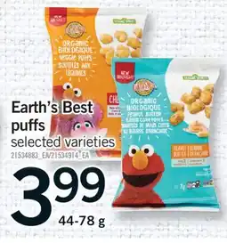 Fortinos EARTH'S BEST PUFFS, 44-78 G offer