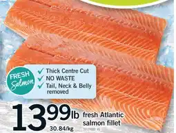 Fortinos FRESH ATLANTIC SALMON FILLET offer