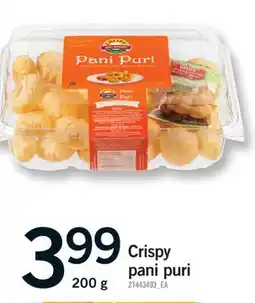 Fortinos CRISPY PANI PURI, 200 G offer
