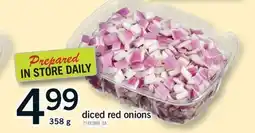 Fortinos DICED RED ONIONS, 358 G offer