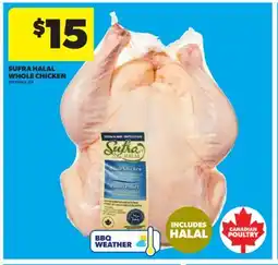 Real Canadian Superstore SUFRA HALAL WHOLE CHICKEN offer