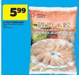 Real Canadian Superstore O'TASTY DUMPLINGS, 567 G offer