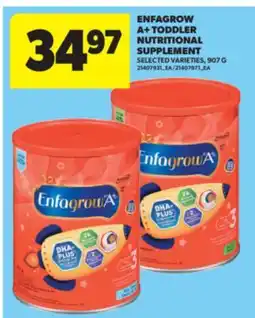 Real Canadian Superstore ENFAGROW A + TODDLER NUTRITIONAL SUPPLEMENT, 907 G offer