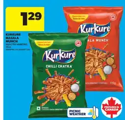 Real Canadian Superstore KURKURE MASALA MUNCH, 115 G offer