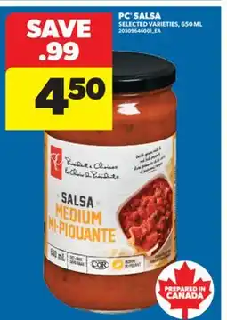 Real Canadian Superstore PC SALSA, 650 ML offer