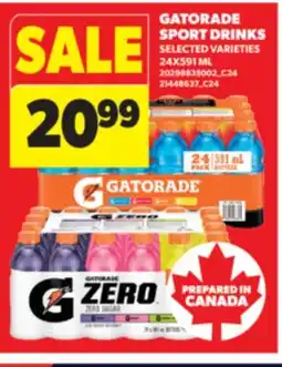 Real Canadian Superstore GATORADE SPORT DRINKS, 24X591 ML offer