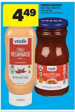 Real Canadian Superstore VEEBA SAUCES, 300-400 ML offer