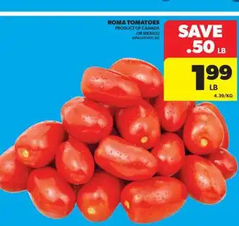 Real Canadian Superstore ROMA TOMATOES offer