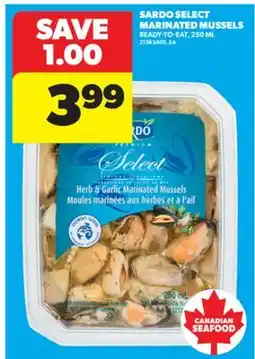 Real Canadian Superstore SARDO SELECT MARINATED MUSSELS, 250 ML offer