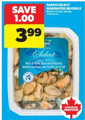 Real Canadian Superstore SARDO SELECT MARINATED MUSSELS, 250 ML offer