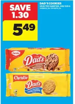 Real Canadian Superstore DAD'S COOKIES, 500/520 G offer
