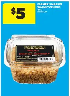 Real Canadian Superstore FARMER'S MARKET WALNUT CRUMBS, 150 G offer