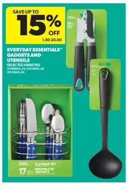 Real Canadian Superstore EVERYDAY ESSENTIALS GADGETS AND UTENSILS offer
