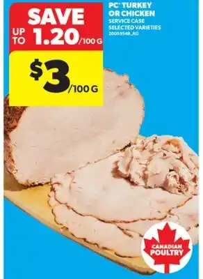 Real Canadian Superstore PC TURKEY OR CHICKEN offer