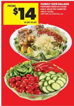 Real Canadian Superstore FAMILY SIZE SALADS, 785 G - 1.01 KG offer