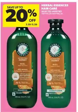 Real Canadian Superstore HERBAL ESSENCES HAIR CARE offer