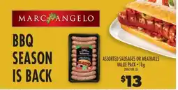 Real Canadian Superstore ASSORTED SAUSAGES OR MEATBALLS, 1kg offer