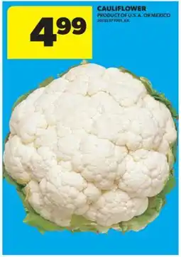 Real Canadian Superstore CAULIFLOWER offer
