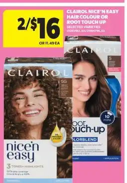 Real Canadian Superstore CLAIROL NICE'N EASY HAIR COLOUR OR ROOT TOUCH UP offer