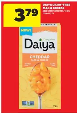 Real Canadian Superstore DAIYA DAIRY-FREE MAC & CHEESE, 156 G offer