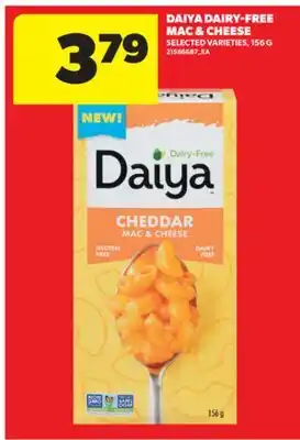 Real Canadian Superstore DAIYA DAIRY-FREE MAC & CHEESE, 156 G offer