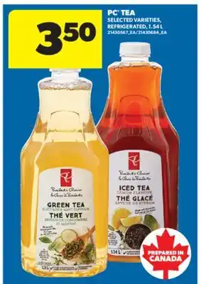 Real Canadian Superstore PC TEA, 1.54 L offer