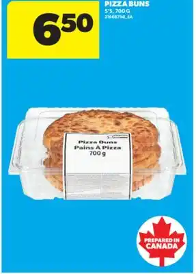 Real Canadian Superstore PIZZA BUNS, 5' S, 700 G offer