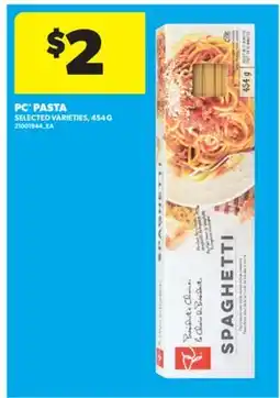 Real Canadian Superstore PC PASTA, 454 G offer