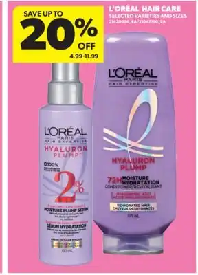 Real Canadian Superstore L' ORÉAL HAIR CARE offer